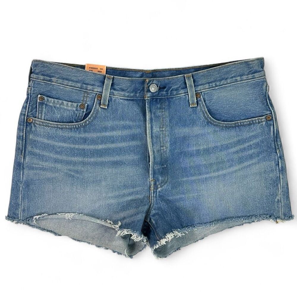 Levi's 501 Sierra Oasis Jean Shorts Women's Size 32W Festival Cowgirl